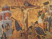 Henri Bellechose Christ on the Cross with the Martyrdom (mk05) oil painting picture wholesale